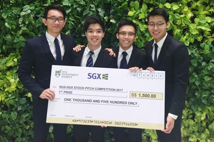 SMU Wins Stock-Pitch Competition with Singtel “BUY” Call!